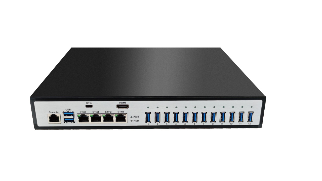 工业计算机带12个USB3.0